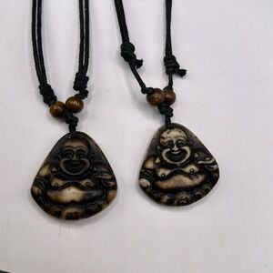 Bundle of 2 Buddha Fashion Gift Necklaces